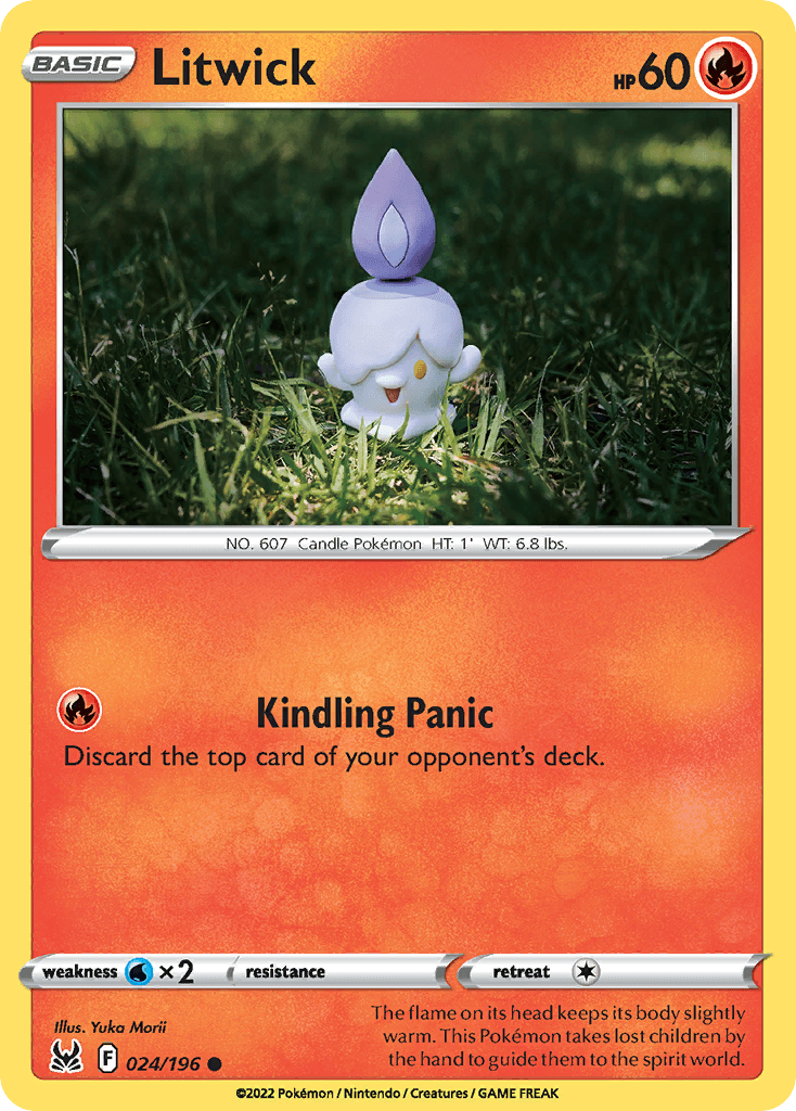 Litwick Lost Origin card