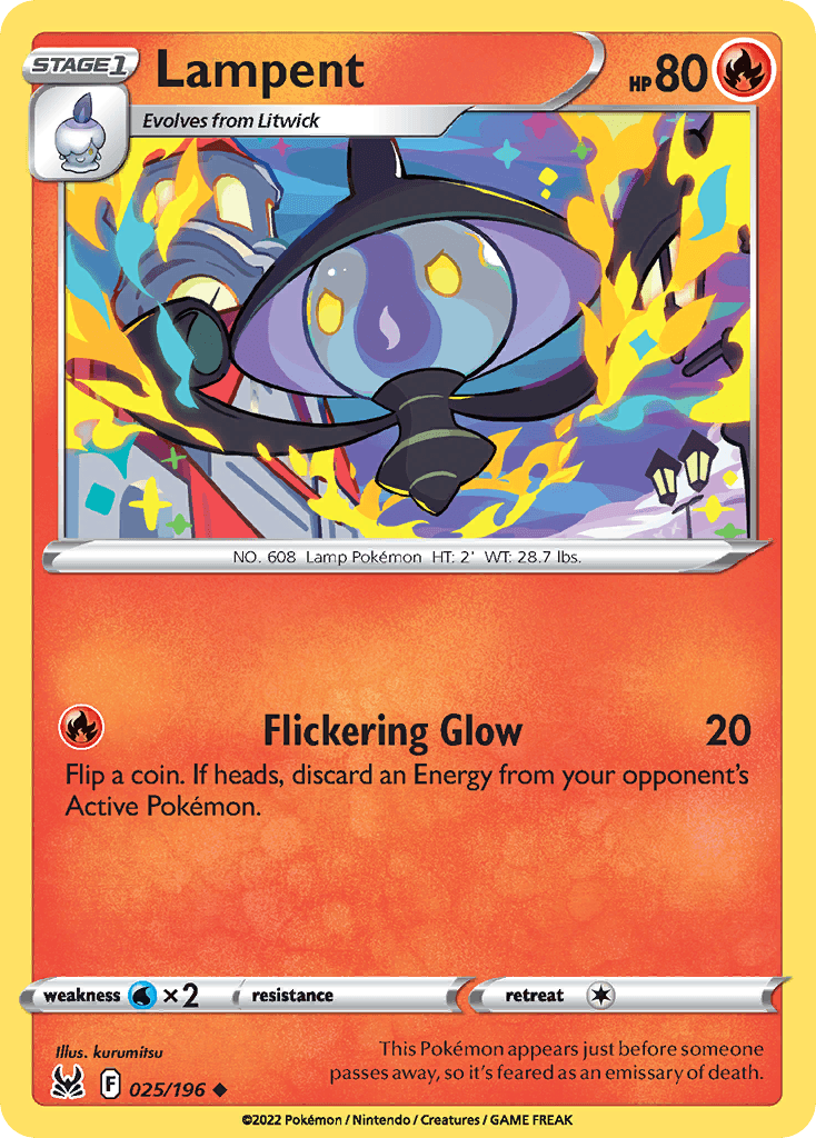 Lampent Lost Origin card