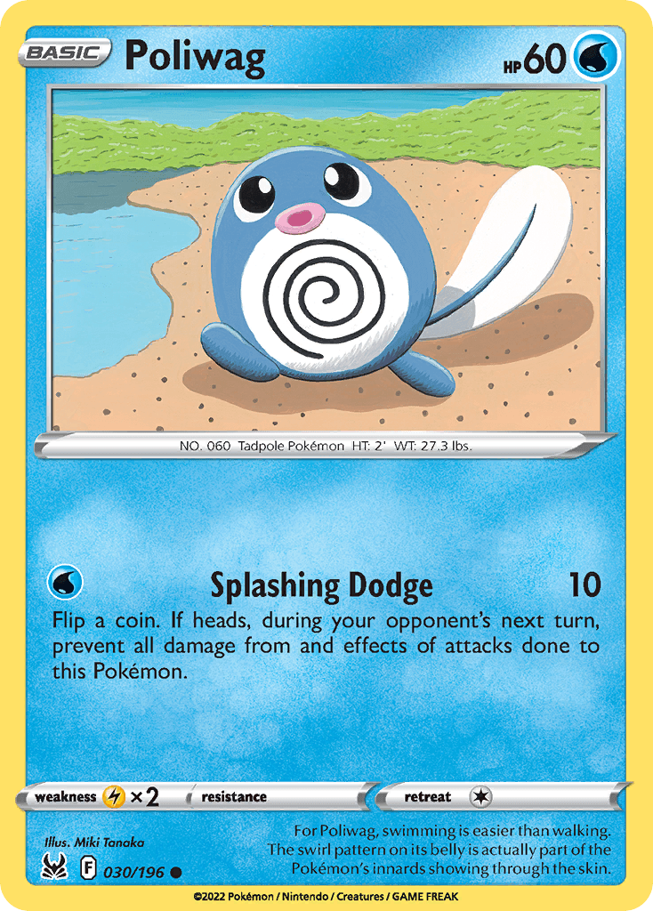Poliwag Lost Origin card
