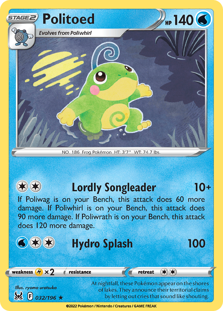 Politoed Lost Origin card
