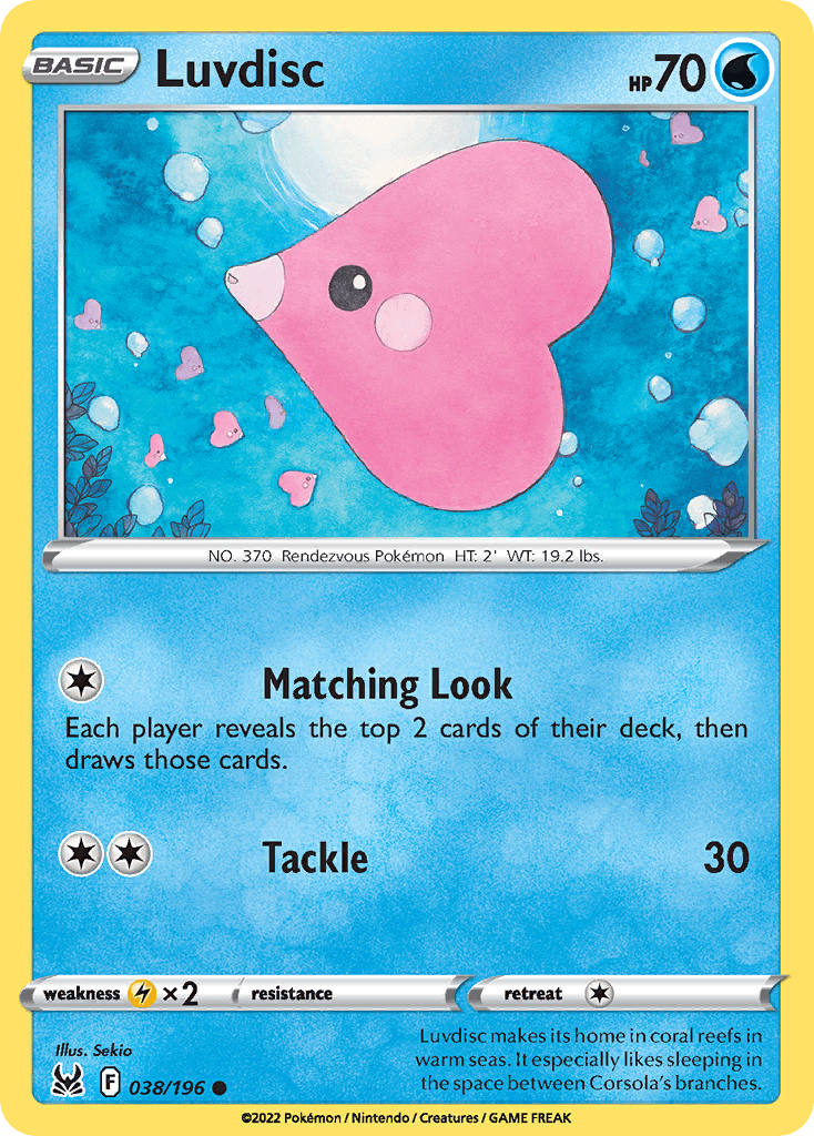 Luvdisc Lost Origin card