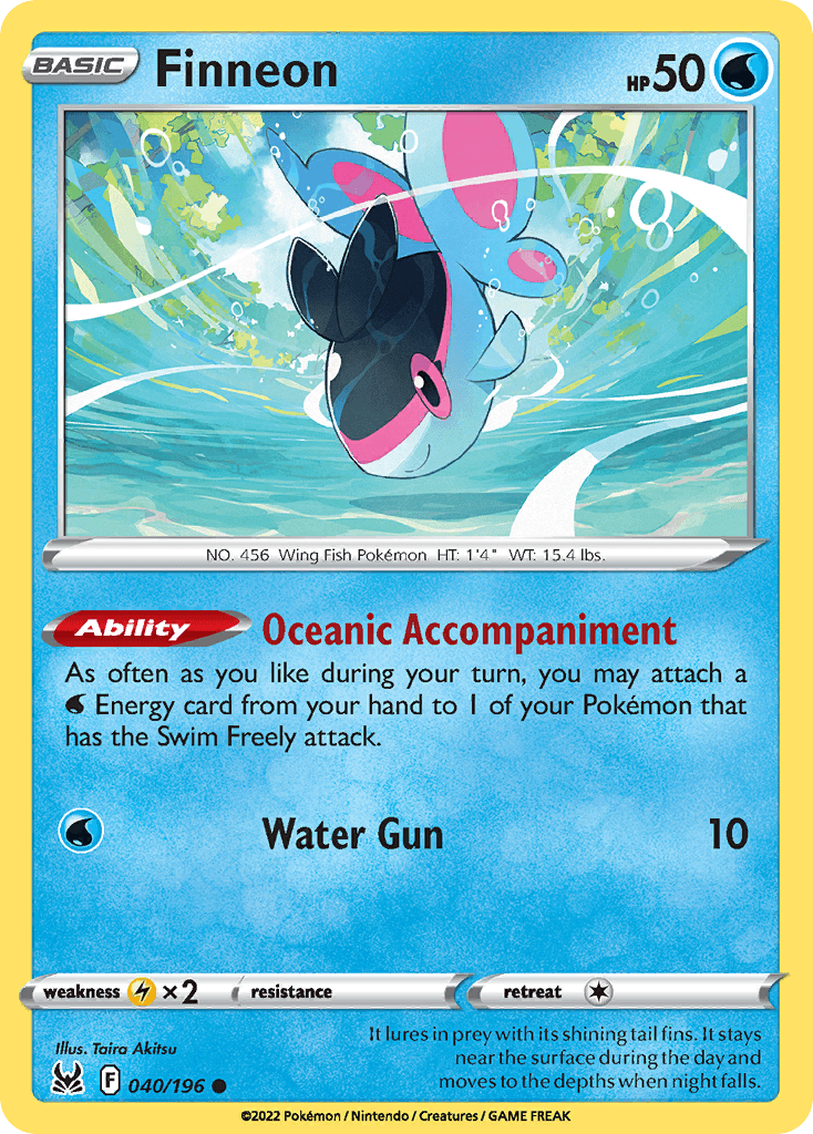 Finneon Lost Origin card