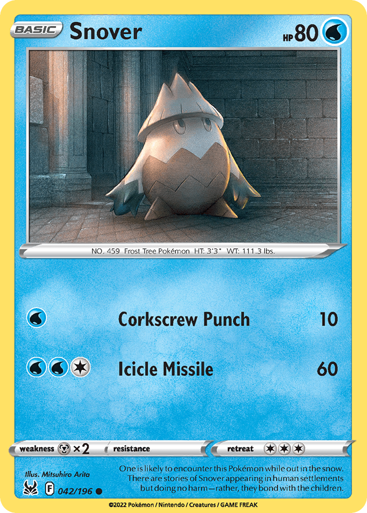 Snover Lost Origin card