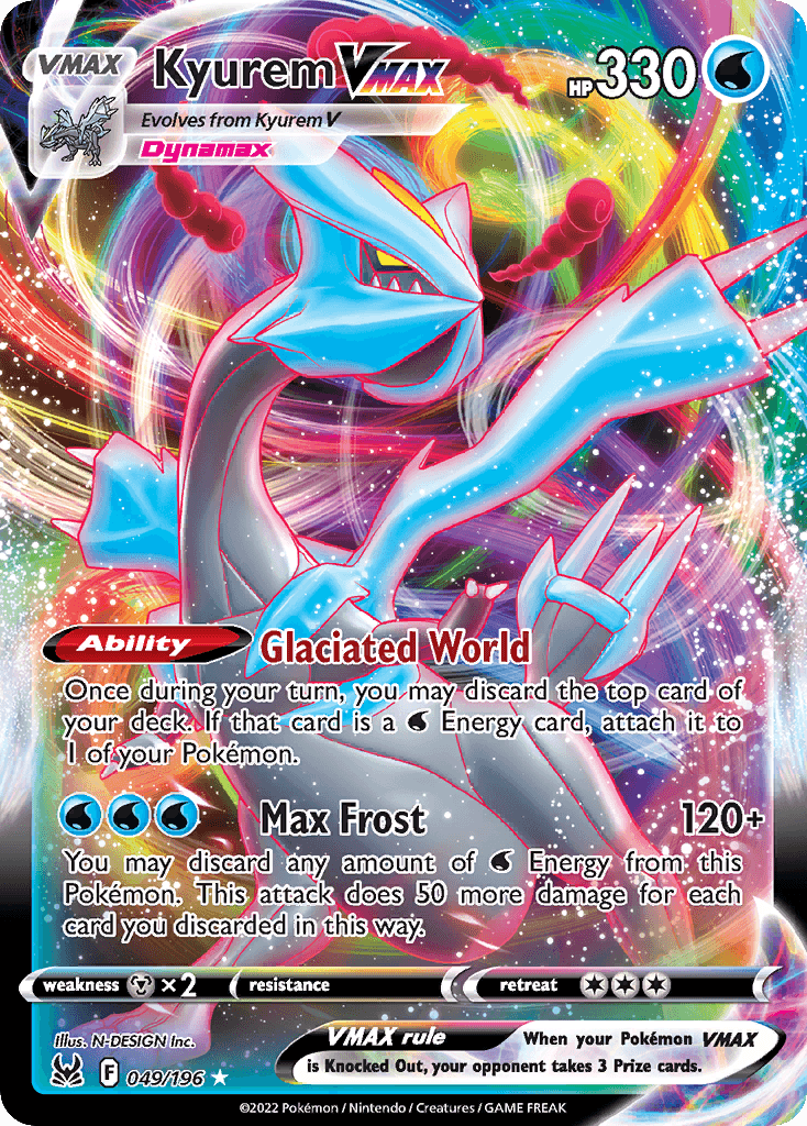 Kyurem VMAX Lost Origin card