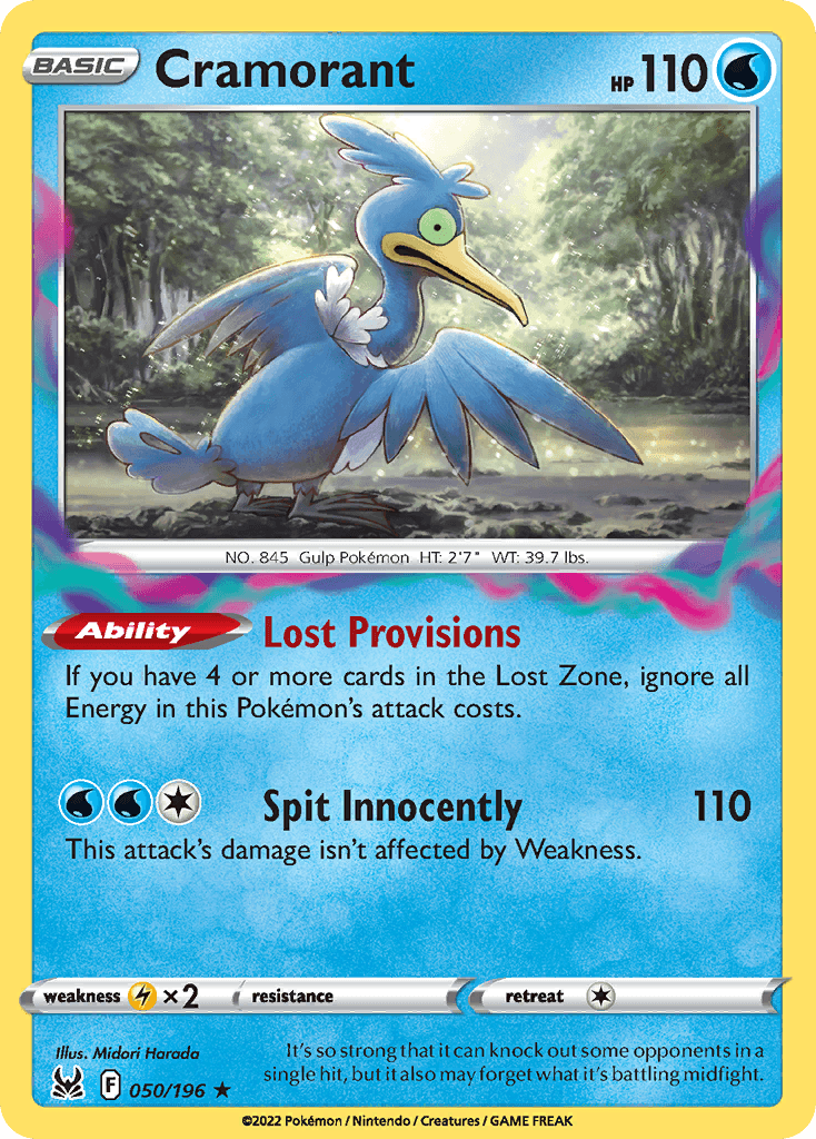 Cramorant Lost Origin card