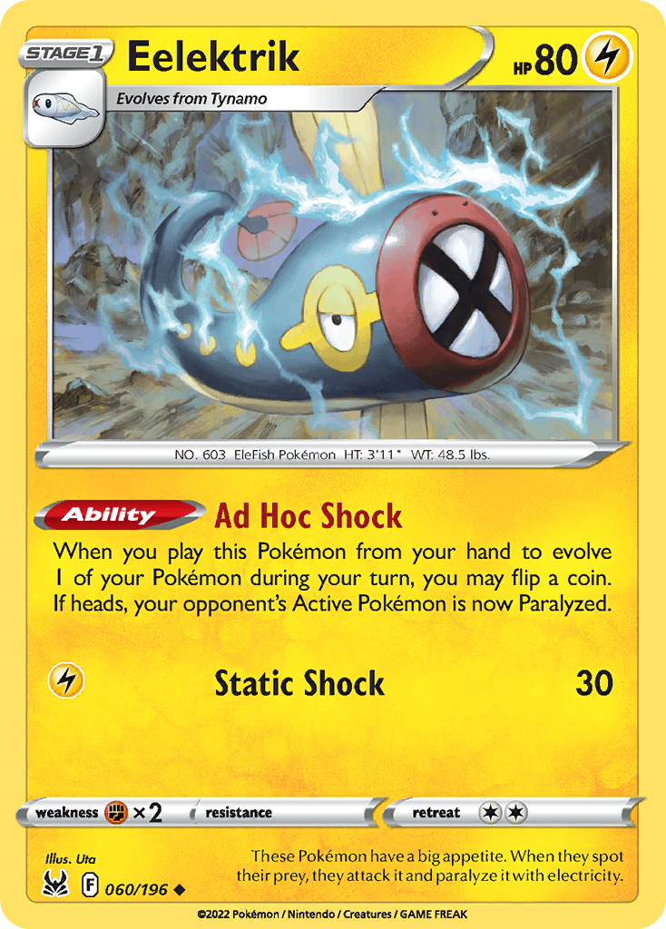 Eelektrik Lost Origin card