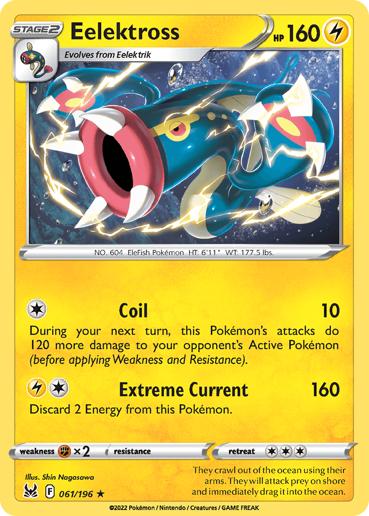 Eelektross Lost Origin card