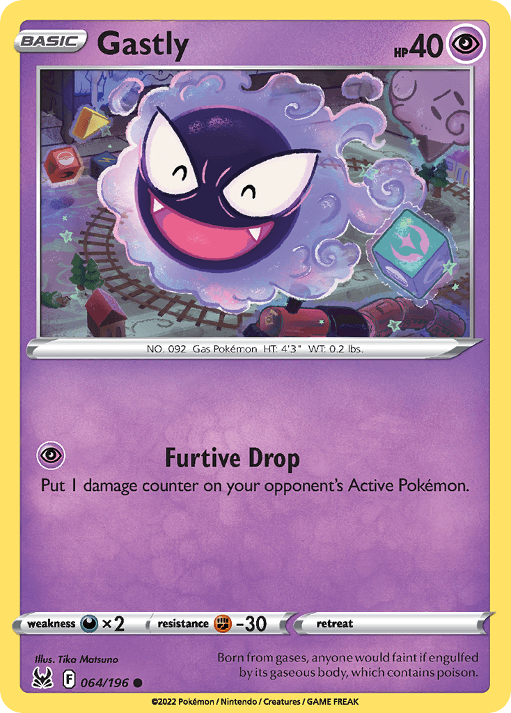 Gastly Lost Origin card