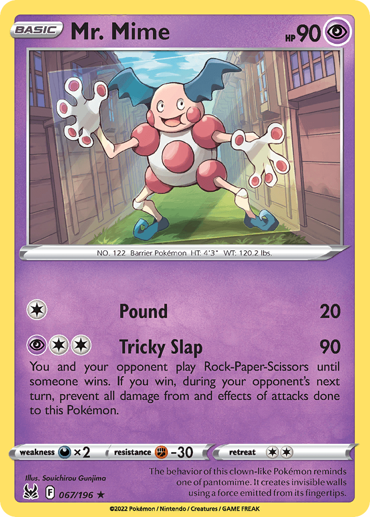 Mr. Mime Lost Origin card