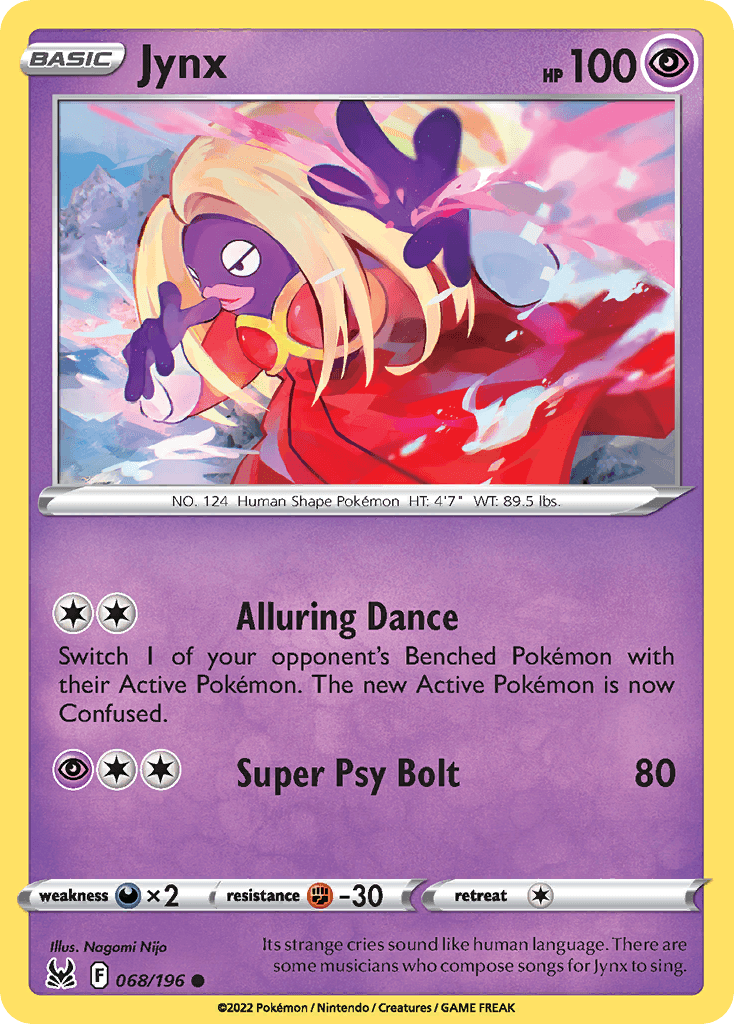 Jynx Lost Origin card