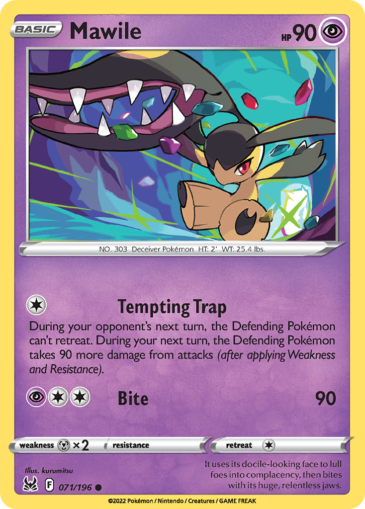 Mawile Lost Origin card