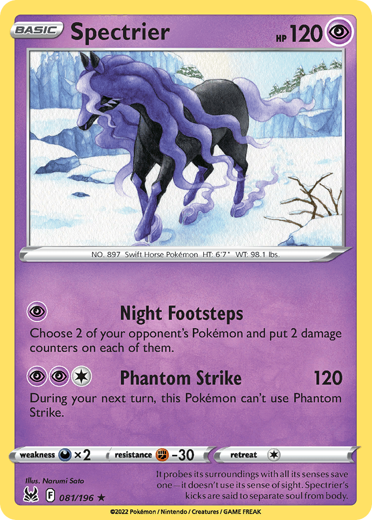Spectrier Lost Origin card
