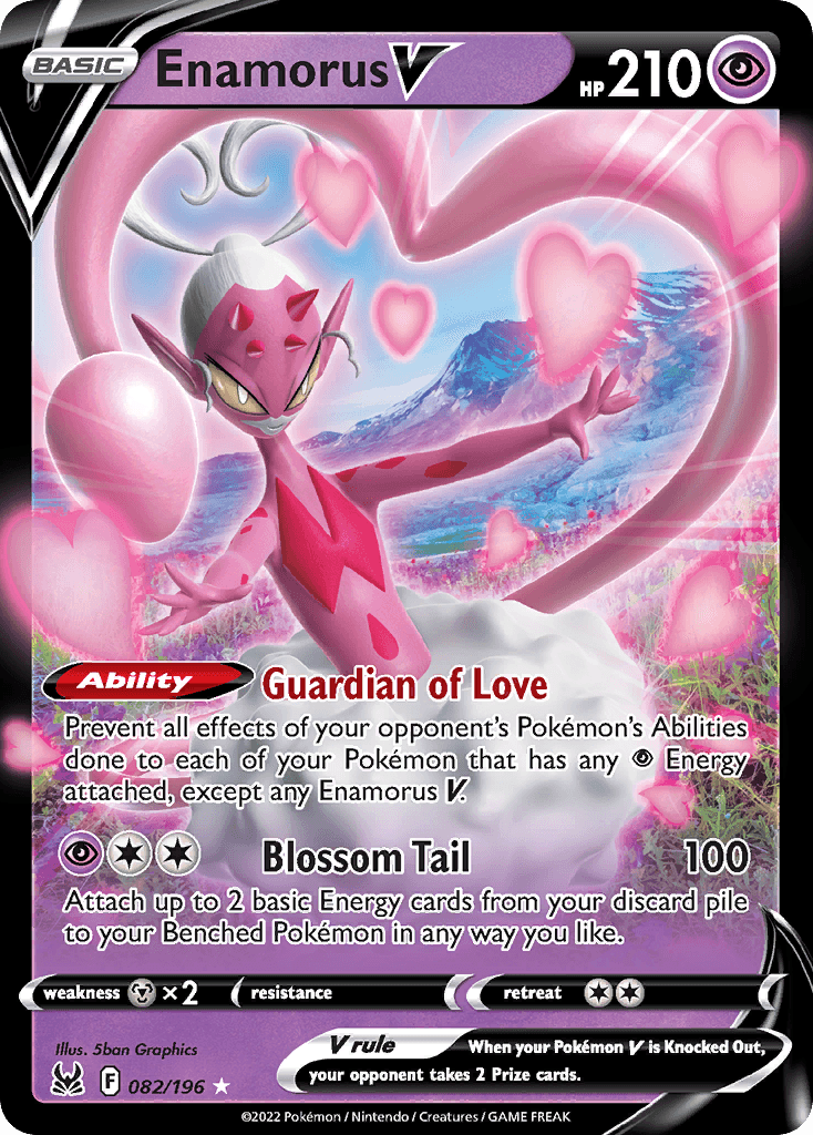 Enamorus V Lost Origin card