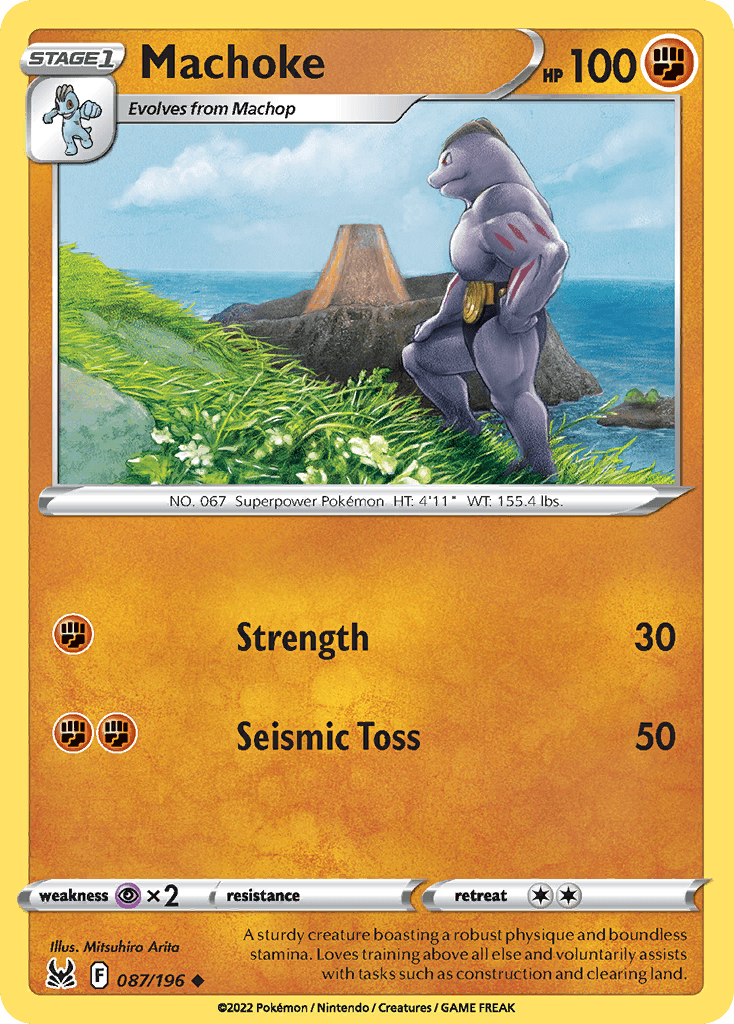 Machoke Lost Origin card