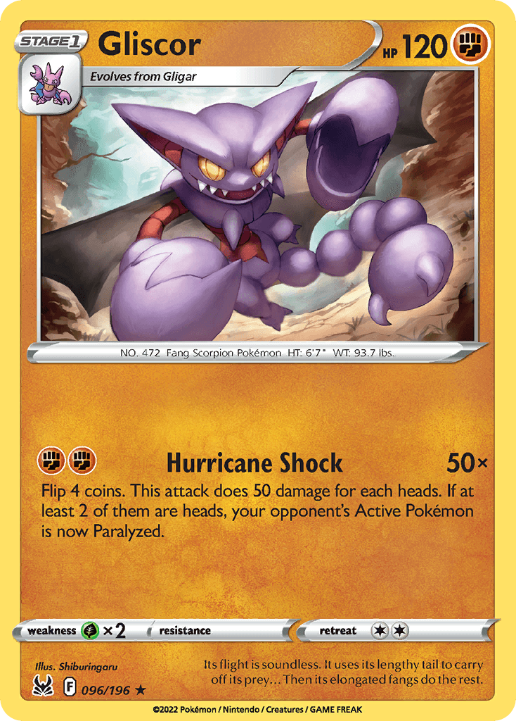 Gliscor Lost Origin card