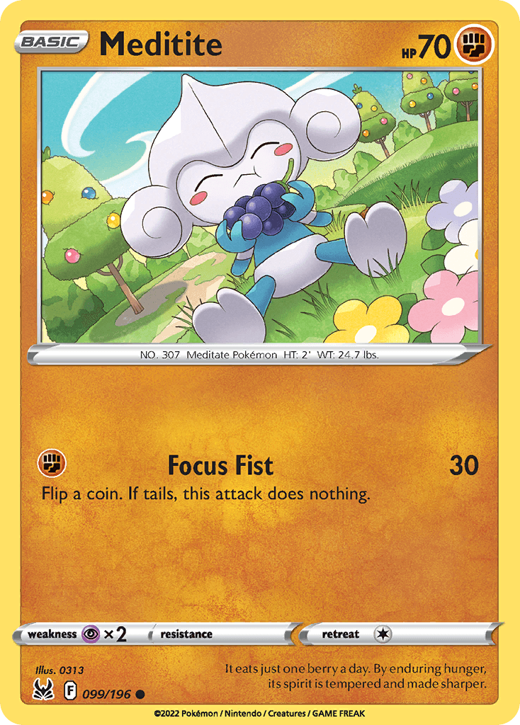 Meditite Lost Origin card