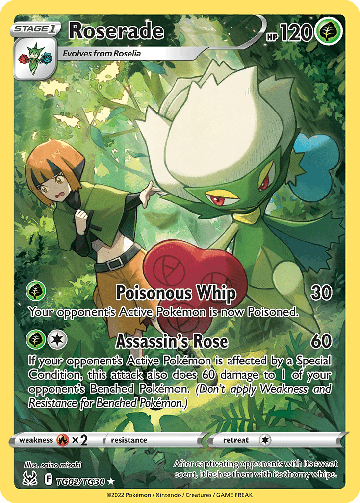 Roserade 寶可夢 card