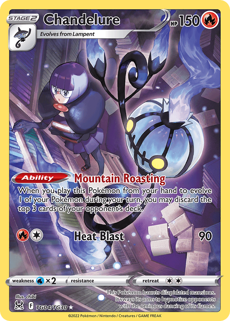 Chandelure Lost Origin Trainer Gallery card