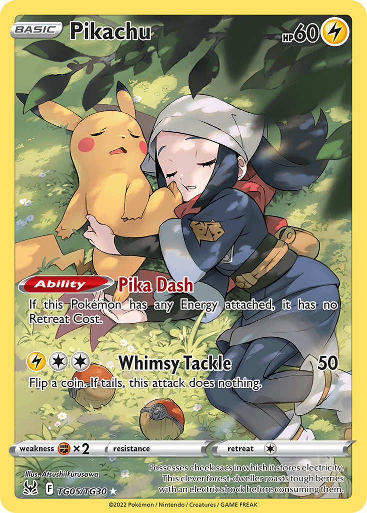 Pikachu Lost Origin Trainer Gallery card
