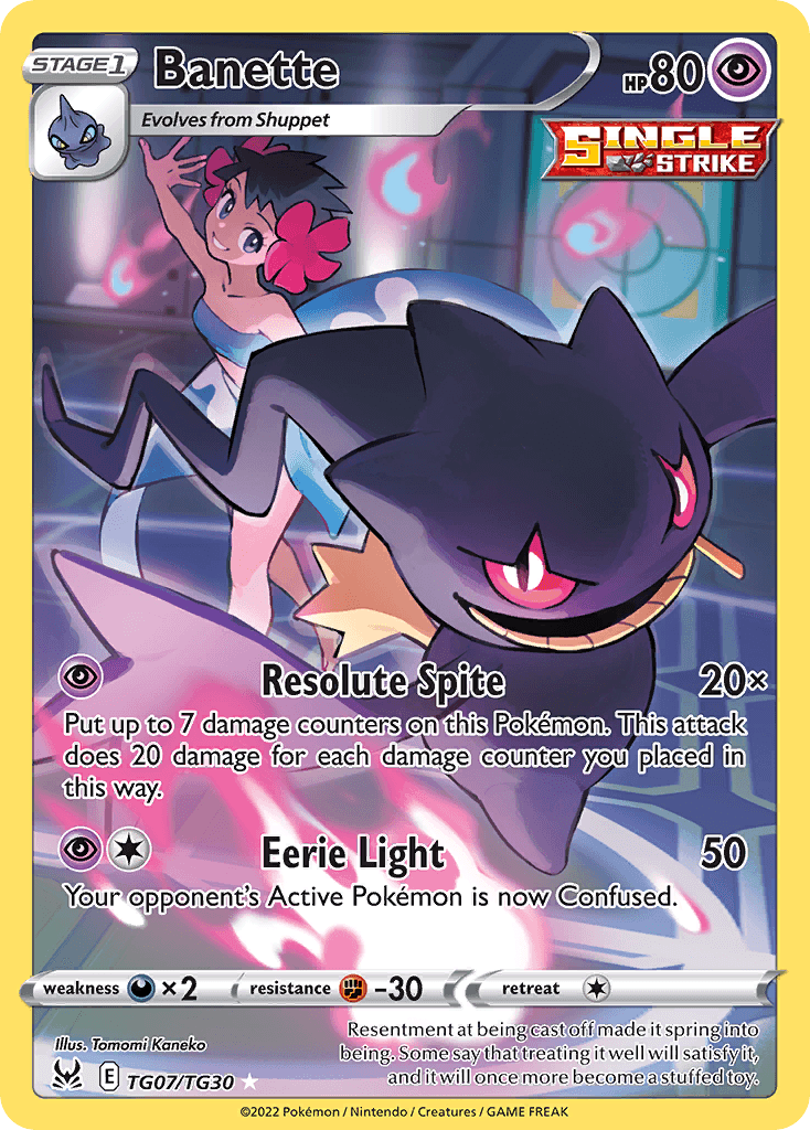 Banette Lost Origin Trainer Gallery card