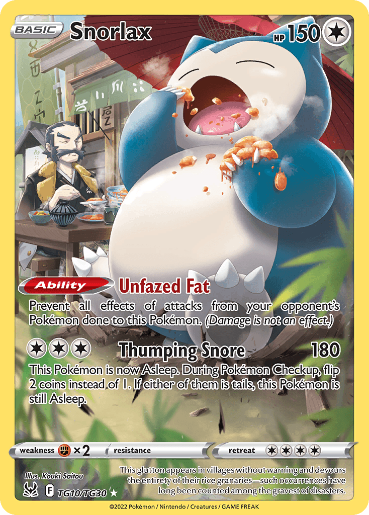 Snorlax 寶可夢 card