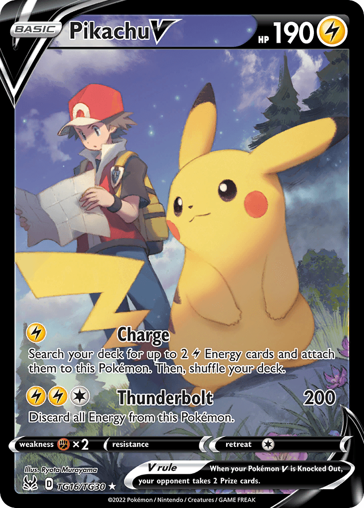 Pikachu V 寶可夢 card
