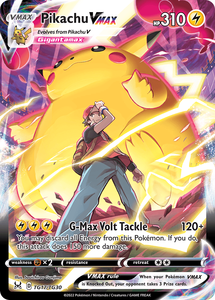 Pikachu VMAX 宝可梦 card