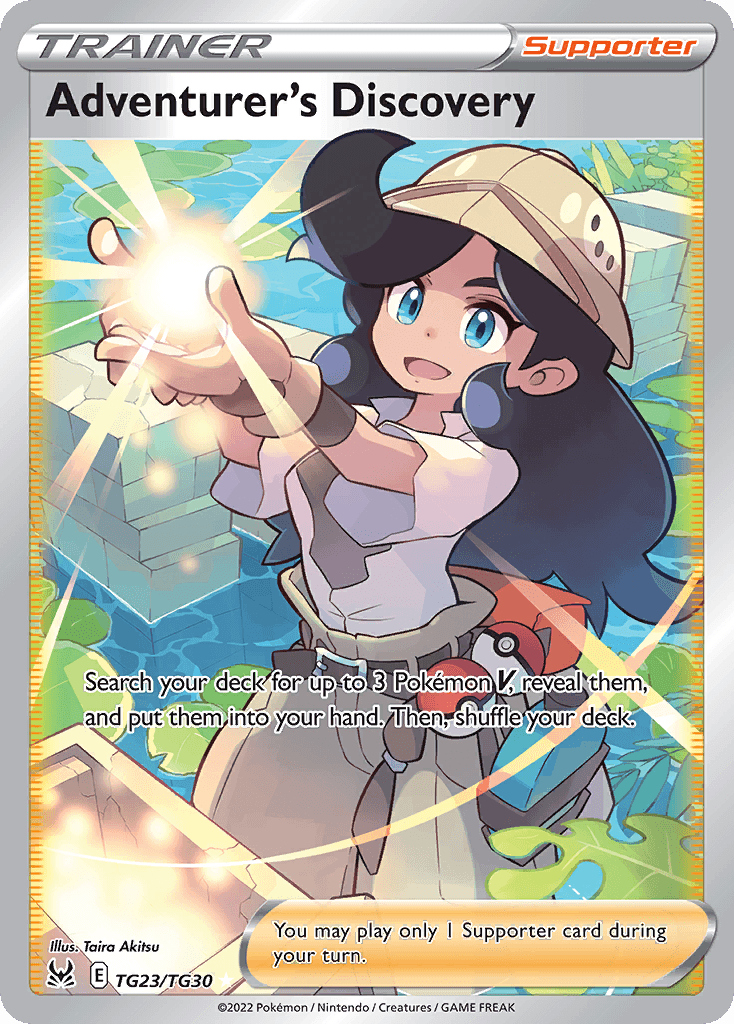 Adventurer's Discovery Lost Origin Trainer Gallery card