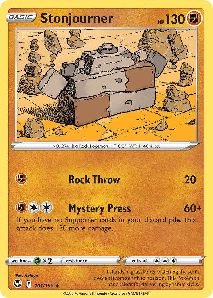Stonjourner Silver Tempest card