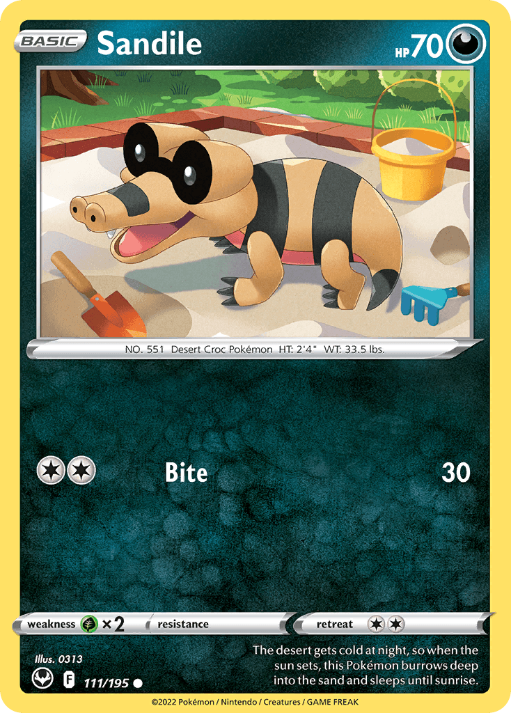 Sandile Silver Tempest card