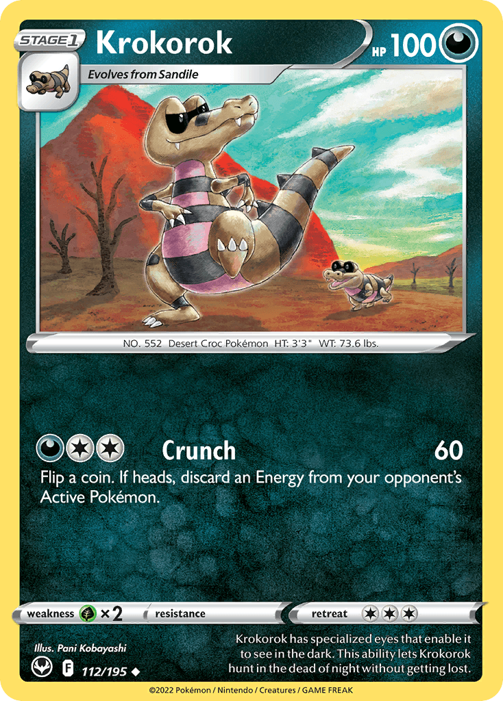 Krokorok Silver Tempest card