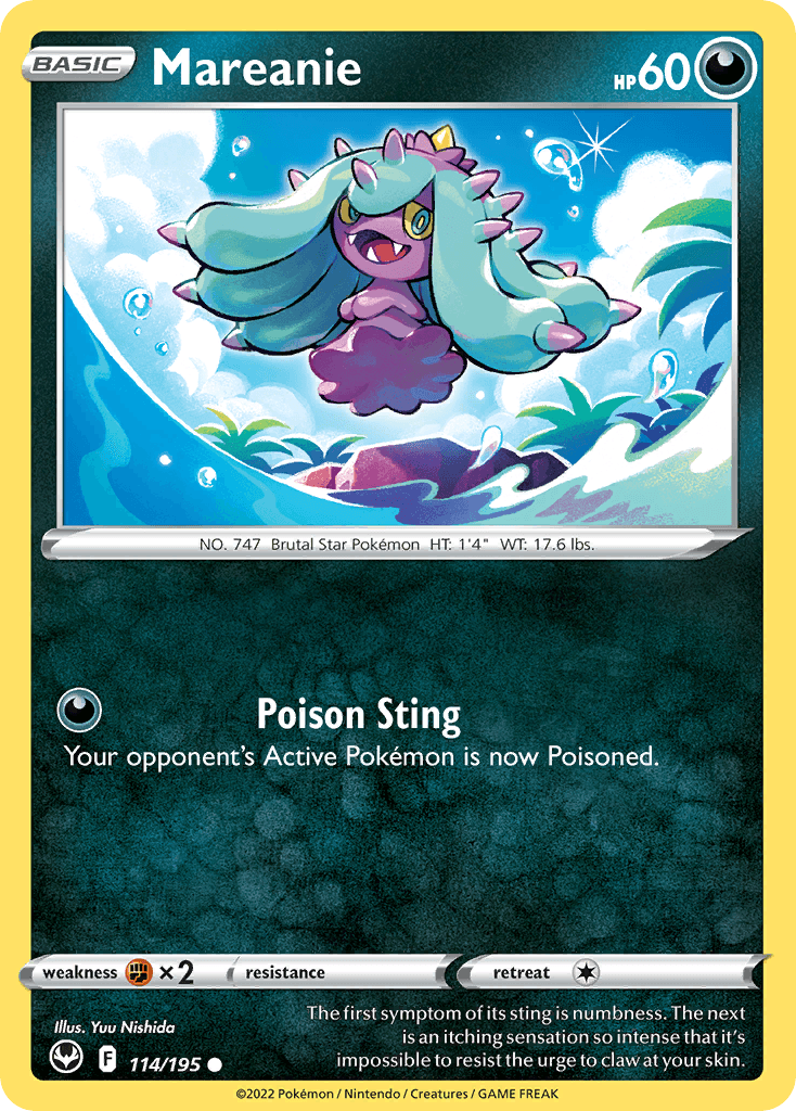 Mareanie Silver Tempest card