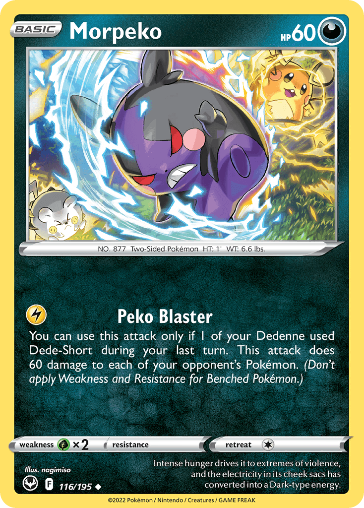 Morpeko 寶可夢 card