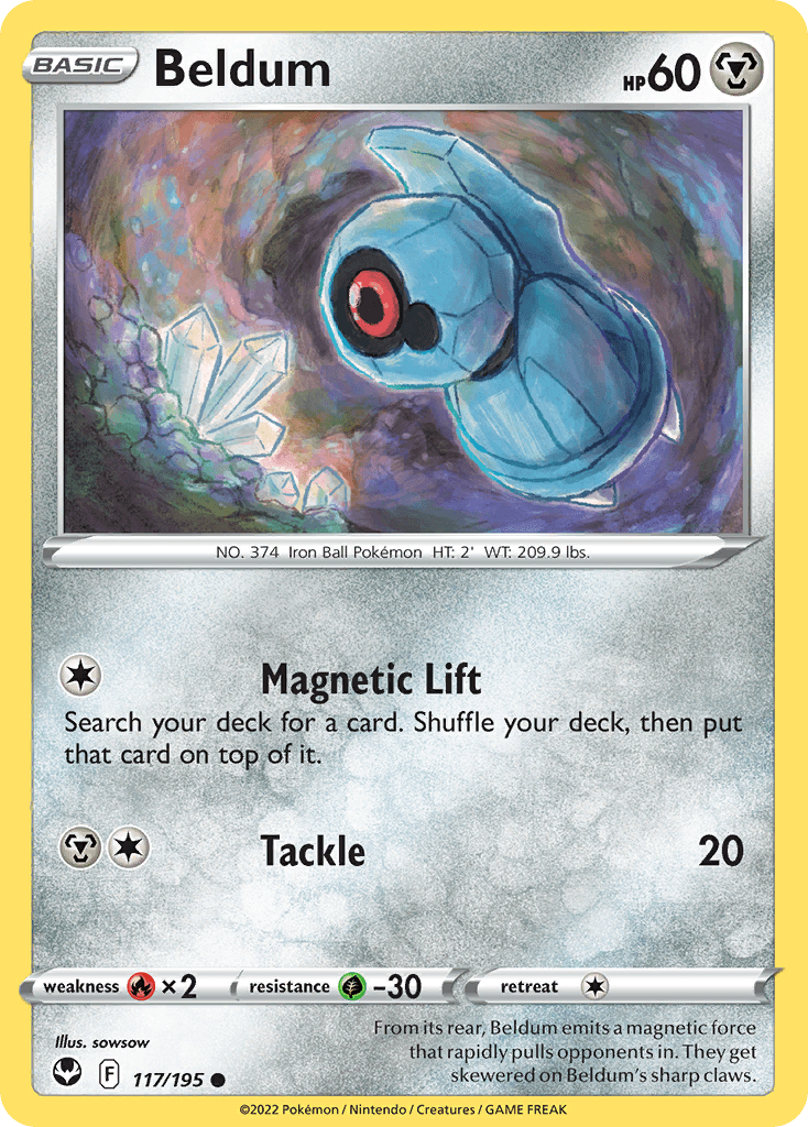 Beldum Silver Tempest card