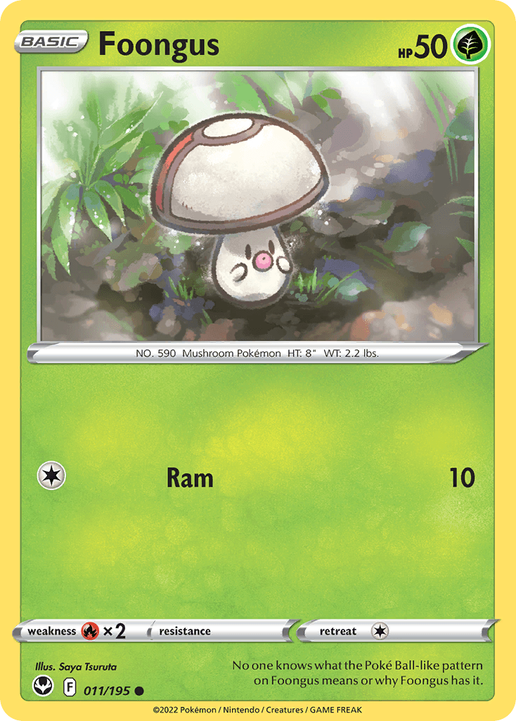 Foongus Silver Tempest card
