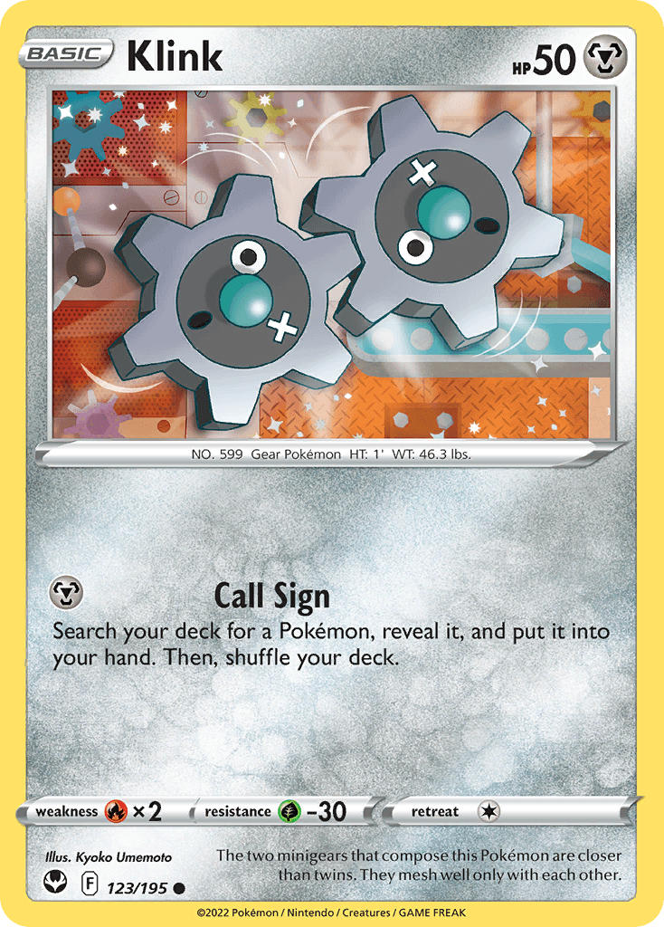 Klink 宝可梦 card