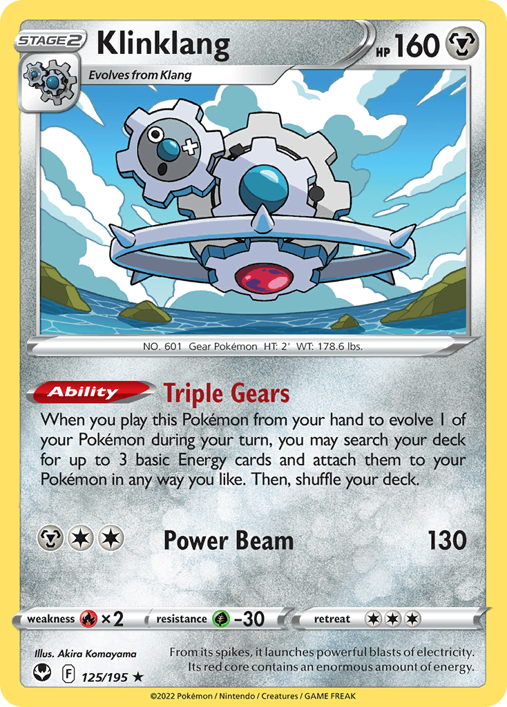 Klinklang Silver Tempest card