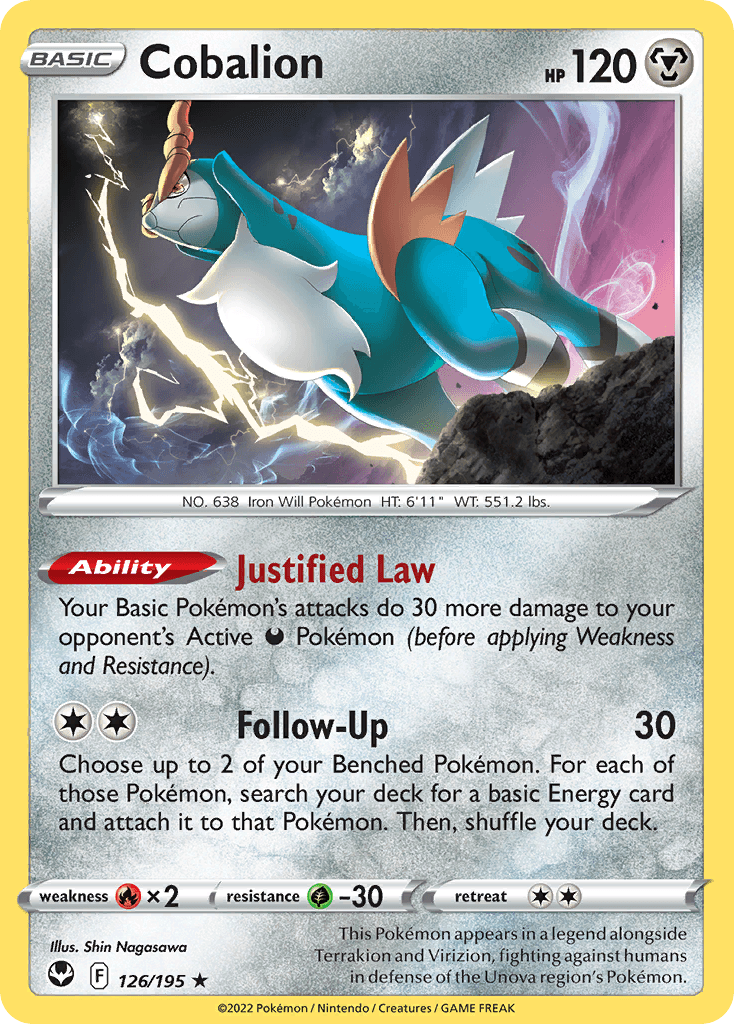 Cobalion 寶可夢 card