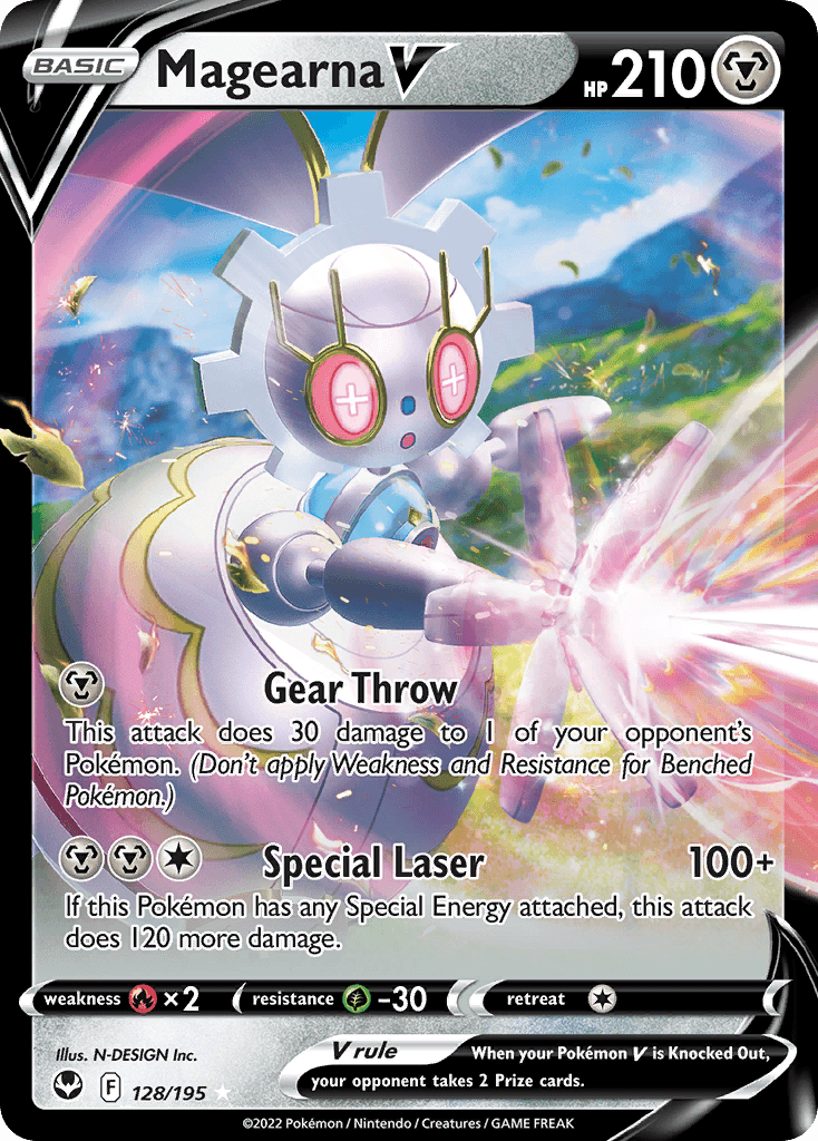Magearna V Silver Tempest card