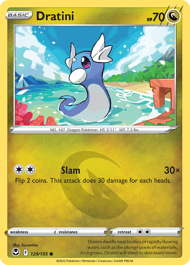 Dratini Silver Tempest card