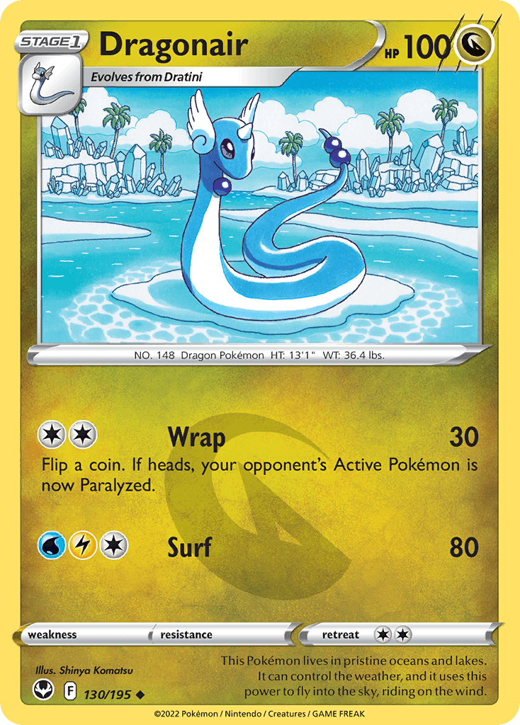 Dragonair Silver Tempest card