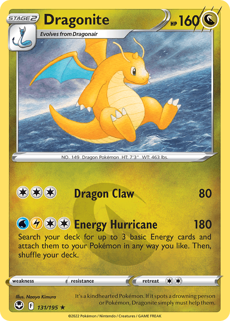 Dragonite Silver Tempest card