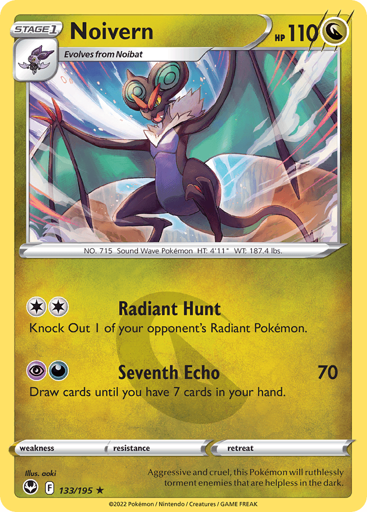 Noivern Silver Tempest card