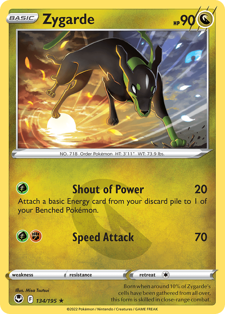 Zygarde Silver Tempest card