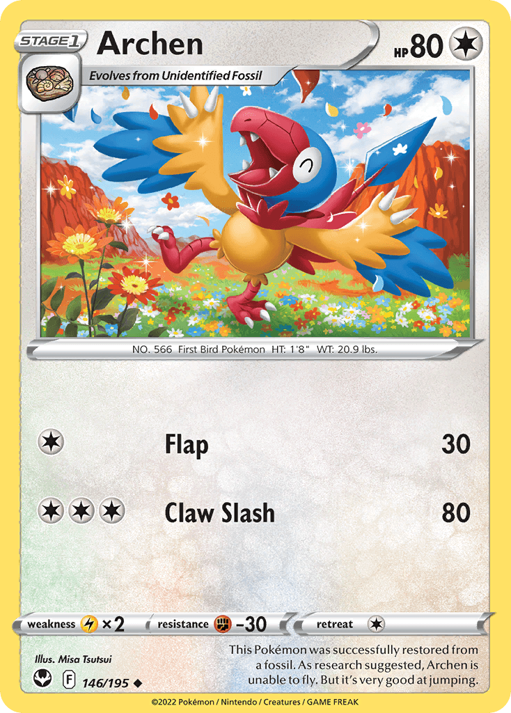 Archen Silver Tempest card