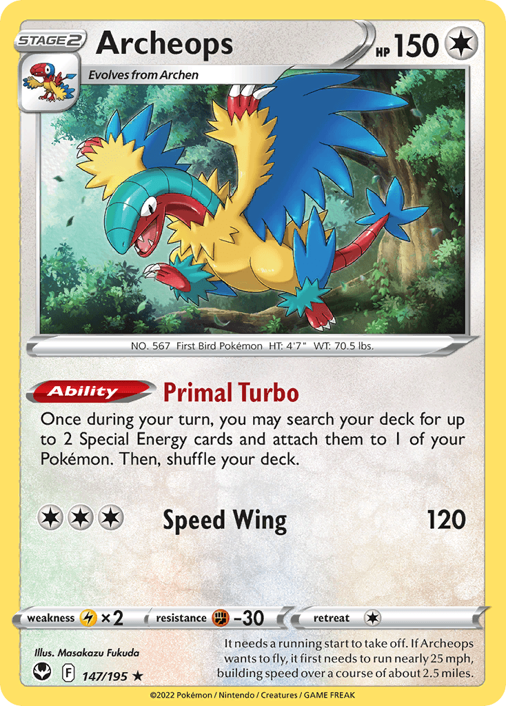 Archeops 寶可夢 card
