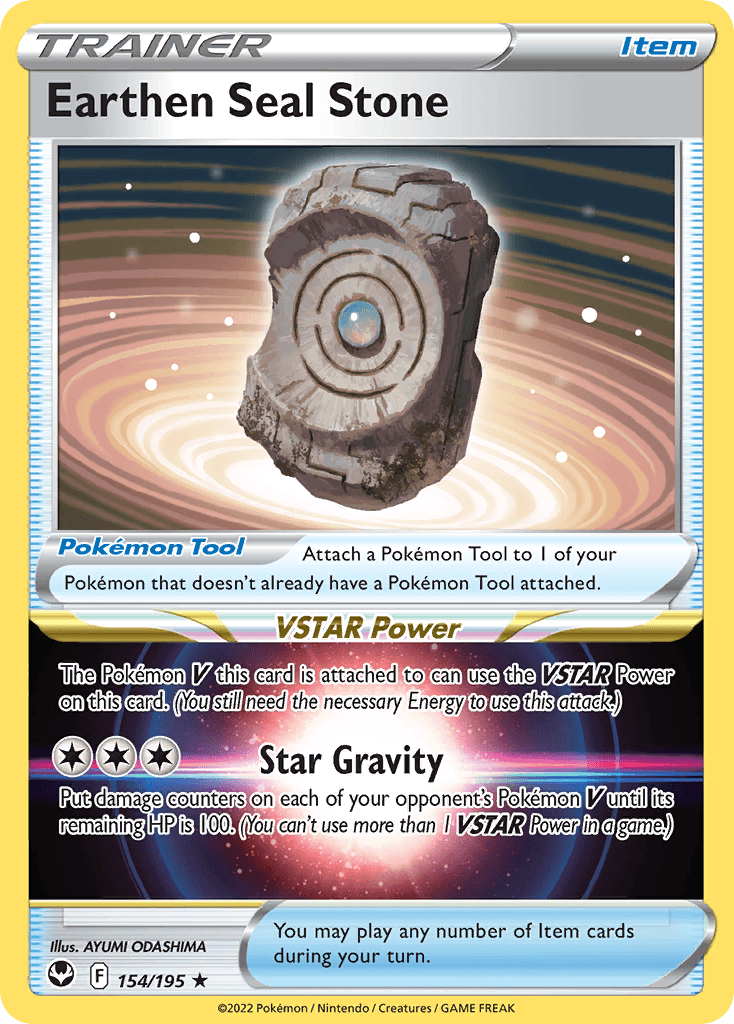 Earthen Seal Stone Silver Tempest card