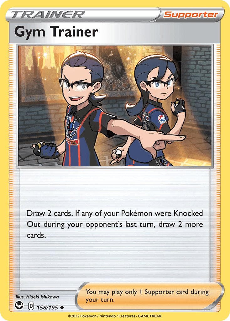 Gym Trainer Silver Tempest card