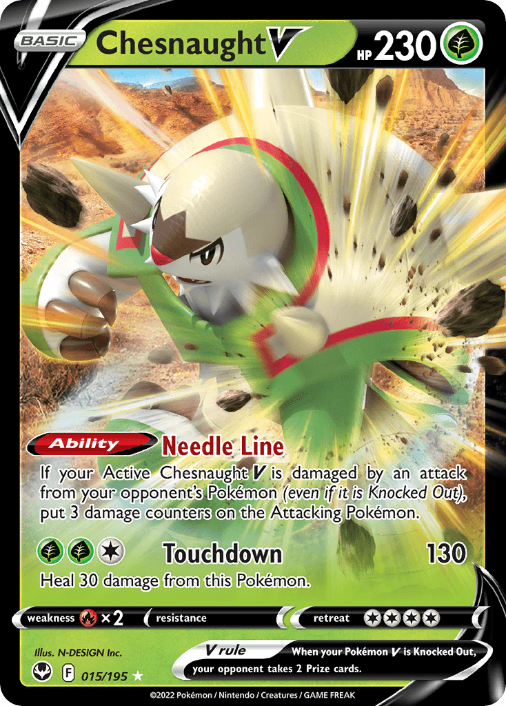 Chesnaught V 寶可夢 card