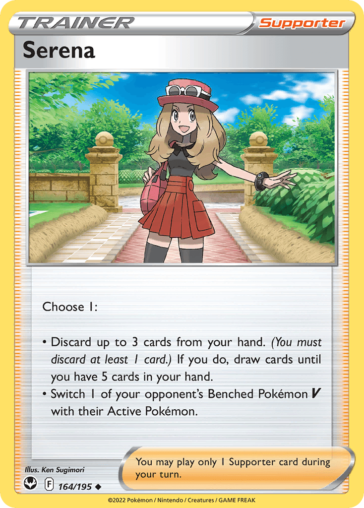 Serena Silver Tempest card